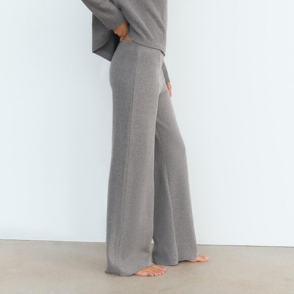 Zara Soft Trouser and Sweater Lounge SET - Anthracite Grey - Size Small - Picture 9 of 12